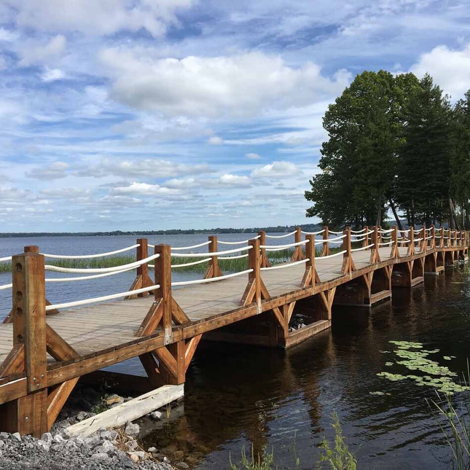 Calabogie Peaks Resort - Island Wedding Bridge